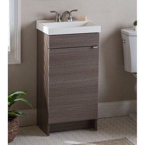 lot 67015 image: Fraizer Teak 17 Single Bathroom Vanity Set
