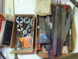 lot 37444 image: Bastards Files  Threader  Old Wood Drill Bits