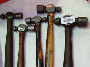 lot 37446 image: Lot of Hammers for Metal Fabrication