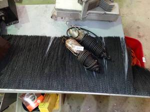 lot 37460 image: Truck Skirt and 2 Shop Lights