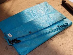 lot 37469 image: Blue Tarp w Grommets