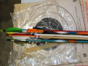 lot 37555 image: Lot of Arrows and Targets