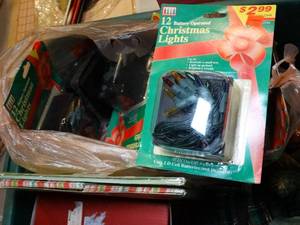 lot 37556 image: Lot of Christmas Lights and Decor