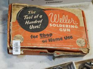 lot 37600 image: Weller Soldering Gun with Vintage Box