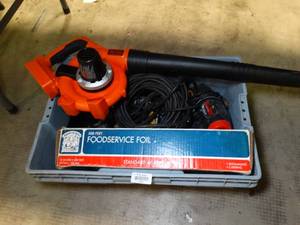 lot 37622 image: Lawn  Leaf Blower - Drill - and more Tools Lot