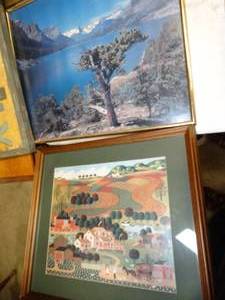 lot 37628 image: Larger Piece of Art Work - Landscape Scenes