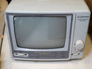 lot 37684 image: Small B&W Television by Emerson