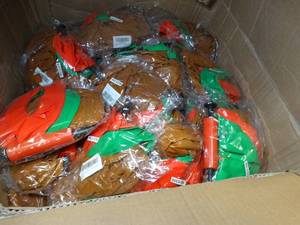 lot 37704 image: Box Full of New Novelty Reindeer Game Inflatables with Pumps