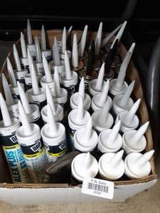 lot 37727 image: DAP Sealant Lot - Both Black & White - Large Lot