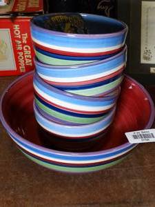 lot 37765 image: Pasta Bowl Set & Sgt. Peppers Coaster