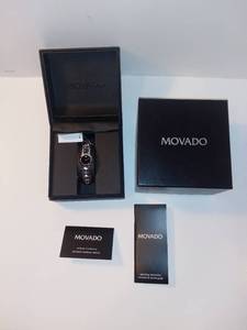 lot 3001 image: Ladies Movado Museum Watch With Presentation Box