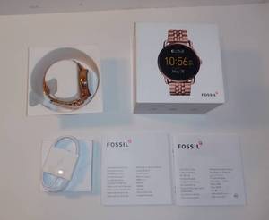 lot 3003 image: Fossil Q Wander Mens Watch With Presentation Box