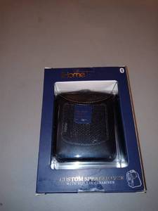 lot 3108 image: iHome IBT12SC Rechargeable Flask-Shaped Bluetooth Stereo Speaker with Custom Sound Case (Silver)
