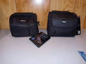lot 3133 image: Lot Of 2 Vivitar Coco Series Gadget Camera Bag Waccessories