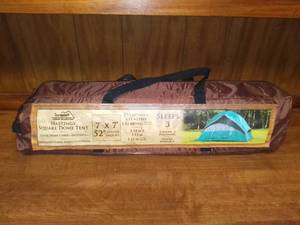 lot 4105 image: Texsport 7 x 7 Foot Hastings Square Dome Tent