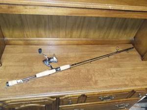 lot 4108 image: Pflueger President Fishing Rod and Reel Combo