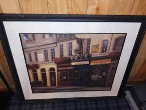 lot 4205 image: French Street Scene by Van Martin