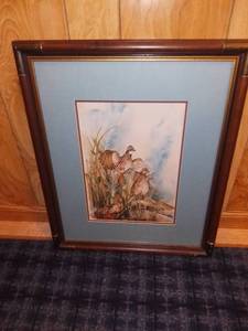 lot 4211 image: Signed Diane Christopher Quail Print