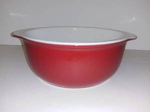 lot 1011 image: Red Corelle 2 12 Quart Casserole Dish