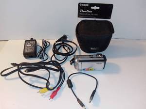 lot 4260 image: Sony DCR-SX63 Handycam With Canon Soft Case