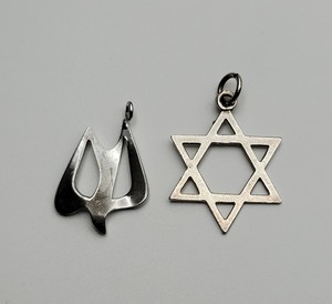 lot 117 image: 925 Pendant and Sterling Pendant