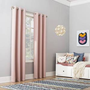 lot 7843 image: Sun Zero Riley Kids Bedroom Blackout Grommet Curtain Panel, 63 L x 40 W