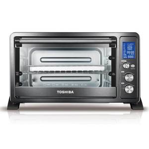 lot 8501 image: Toshiba AC25CEW-chbs Digital Convection Toaster Oven, Black Stainless