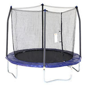 lot 1132 image: Skywalker Trampolines 8 Round Trampoline with Enclosure