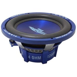 lot 1143 image: Pyle PLBW84 - 8 Inch 600 Watt Injection Molded Cone Car DVC Audio Subwoofer, Blue