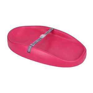 lot 1178 image: Bumbo Baby Infant Soft Foam Comfortable Changing Pad with Restrain Belt, Magenta