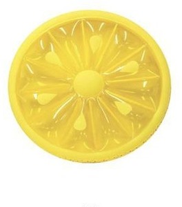 lot 1188 image: Moonvvin Giant Inflatable Lemon Pool Float Fun Beach Floaties Swim Party Toys Pool Island Summer Raft Lounge for Adults Kids