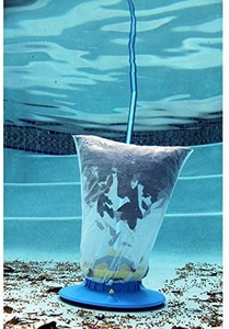 lot 1197 image: POOL BLASTER Water Tech Leaf Vac - Cordless Battery-Powered Swimming Pool Leaf Skimmer & Leaf Vacuum with Heavy-Duty Mesh Bag