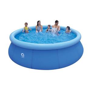 lot 1201 image: JLeisure 17808 12 Ft x 30 Prompt Set Inflatable Outdoor Backyard Swimming Pool