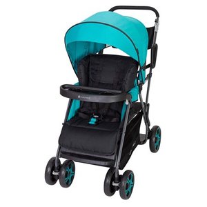 lot 1213 image: Baby Trend Sit N Stand Double Stroller , Solid Print Blue