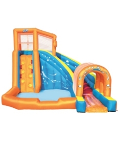 lot 1223 image: Bestway H2OGO 13 9 x 10 6 x 8 6 Hurricane Tunnel Blast Mega Water Park