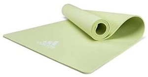 lot 1237 image: adidas Yoga Mat Thick 8mm EVA Foam Non Slip Exercise Workout Mats for Men and Women - Ideal for Home Gym Fitness, Yoga, Pilates, Studio - Lightweight, Rollable, Foldable (69 L x 24 W)