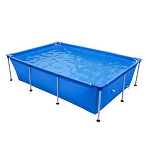 lot 1260 image: JLeisure 17818 Above Ground Rectangular Steel Frame Swimming Pool, 8.5 x 6 Ft