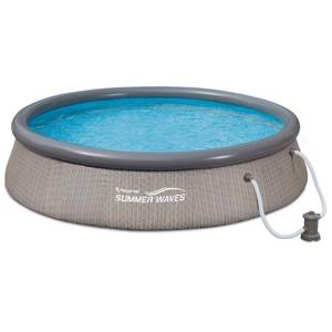 lot 1269 image: Summer Waves - 12ft x 36in Ring Above Ground Pool with Pump
