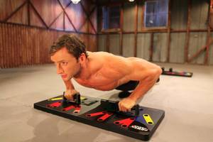 lot 1308 image: Maximum Fitness Gear Power Press Push Up Board
