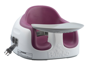 lot 1328 image: Bumbo Baby Toddler Soft Foam Multi Seat with Tray and Buckle Straps