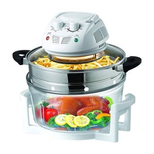 lot 1401 image: NutriChef PKAIRFR48.5 - Halogen Oven Air-Fryer  Infrared Convection Cooker, Healthy Kitchen Countertop Cooking