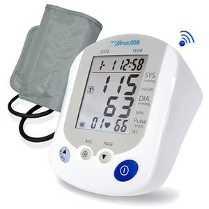 lot 1410 image: PYLE-HEALTH PHBPB20 - Bluetooth Blood Pressure Monitor with Downloadable Health Tracking App