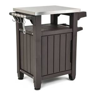 lot 1450 image: Keter Outdoor Portable Entertainment Kitchen Storage And Food Station, 70 X 54