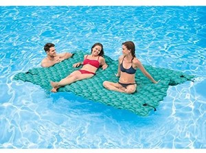 lot 1453 image: Intex Giant Inflatable Floating Water Swimming Pool Lake Mat Platform Pad