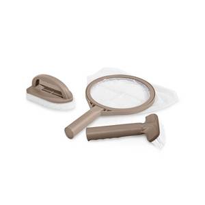 lot 1496 image: Intex - Hot Tub Maintenance Accessory Kit with Brush, Skimmer and Scrubber