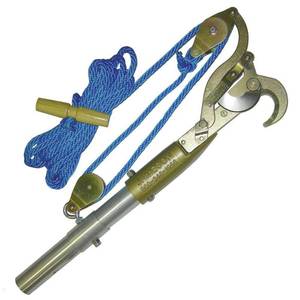 lot 1743 image: Jameson Big Mouth Side Cut Double Pulley Tree Pruner Kit