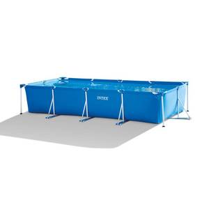 lot 1757 image: Intex - Kids Rectangular Frame Outdoor Above Ground Swimming Pool