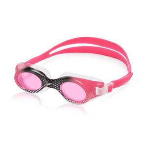 lot 1766 image: Speedo CB Junior Glide Print Goggles - Hot PinkGray