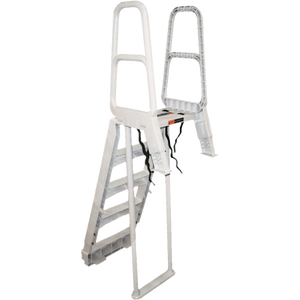 lot 1806 image: Main Access Comfort Incline Ladder For Above Ground Swimming Pools