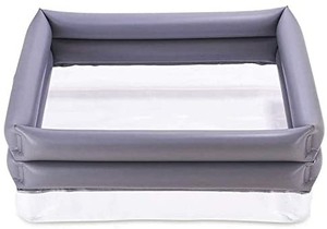 lot 1809 image: Summer Waves 366 Gallon 4 Person Inflatable PVC Portable Standard Size Pickup Truck Bed Tailgate Swimming Pool, Gray